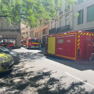 Saint-Etienne : départ de feu rue Roger Salengro, le secteur à éviter