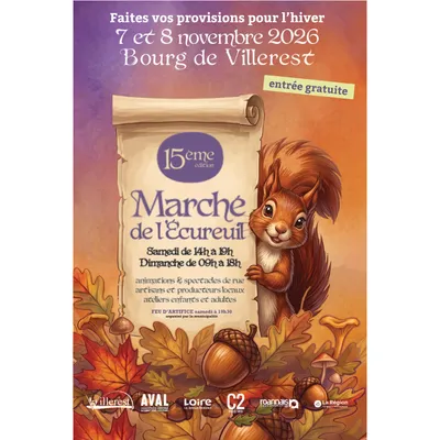 Marché de L'Écureuil à Villerest