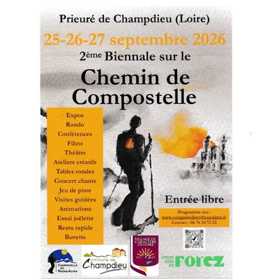  2e BIENNALE SUR LE CHEMIN DE COMPOSTELLE A CHAMPDIEU
