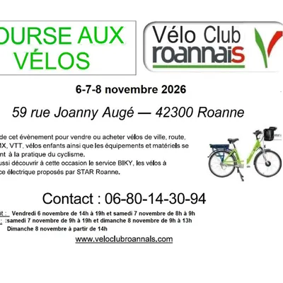 Bourse aux vélos à Roanne