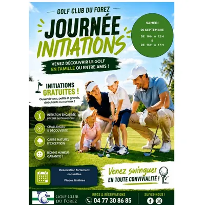 Journée initiations au golf à Craintilleux