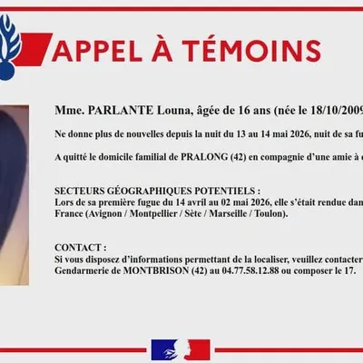 Une adolescente disparue dans le Forez