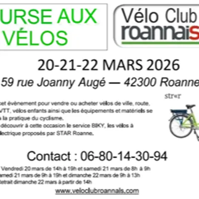 Bourse aux vélos à Roanne