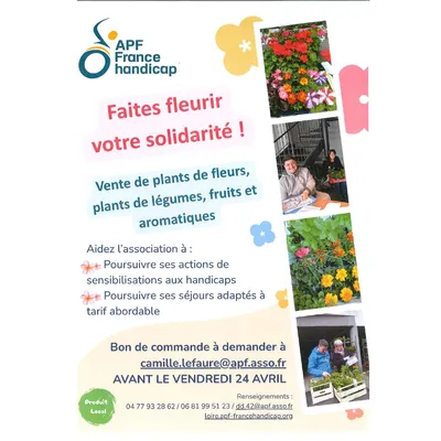 Faites fleurir votre solidarité ! 
