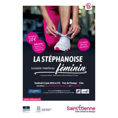 La Stéphanoise - Course / Marche au féminin au Parc de l'Europe à...