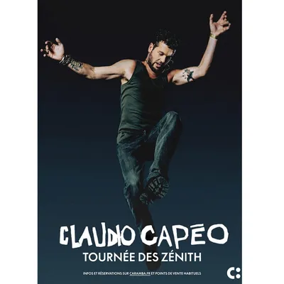Claudio Capéo en concert au Zénith de St-Etienne