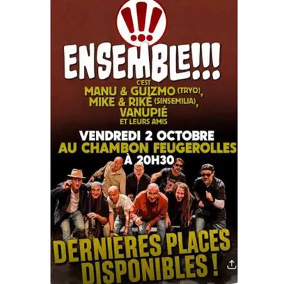 Concert "Ensemble !!!" au Chambon-Feugerolles