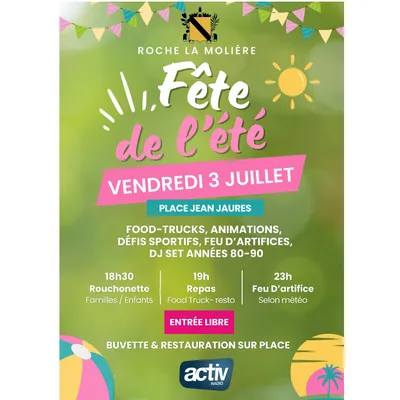 Fête de l'été à Roche-la-Molière