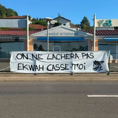 ASSE : Pierre Ekwah encore visé par une banderole des Magic Fans 