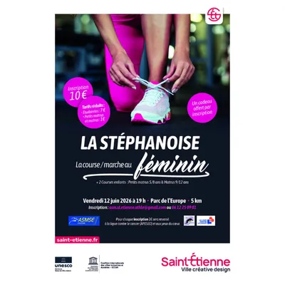La Stéphanoise - Course / Marche au féminin au Parc de l'Europe à...