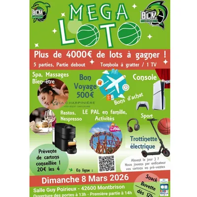 Méga loto à Montbrison