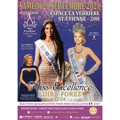 Élection Miss Excellence Loire-Forez 2026 à St-Etienne