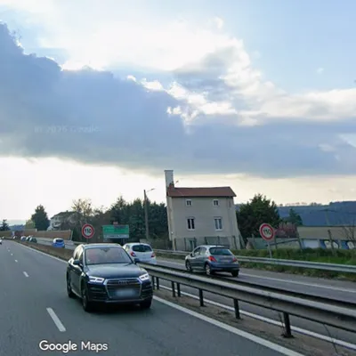 RN88 : entre Saint-Etienne et Firminy, terminé la limitation à 110...