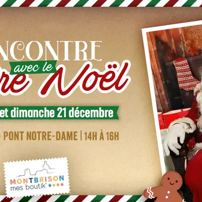 Père Noel avec Montbrison Mes Boutik'