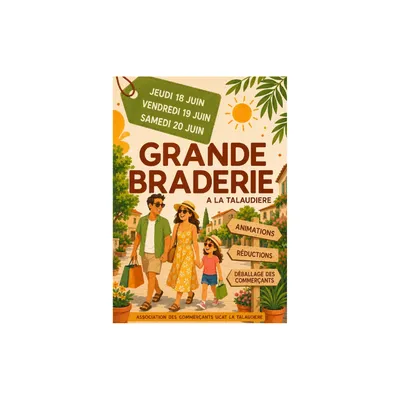 Grande braderie à La Talaudière