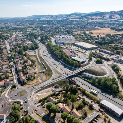 Saint-Chamond : le demi-échangeur de la Varizelle opérationnelle...