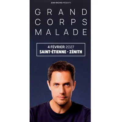 Concert de Grand Corps Malade au Zénith de St-Etienne