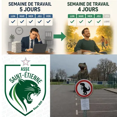 Dinosaure proscrit, semaine à 4 jours... avez-vous mordu aux...