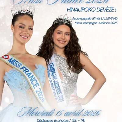 Miss France en visite dans la Marne ce mercredi. 