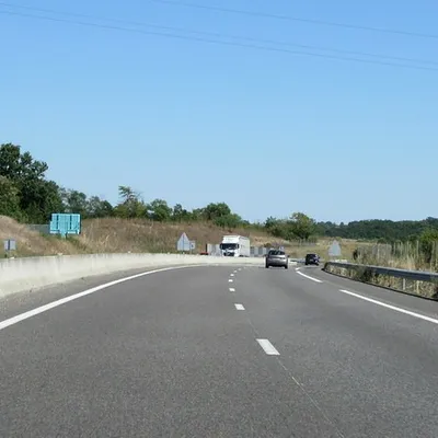 Une fermeture nocturne à Gimont sur la RD 1124, depuis Toulouse