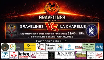 Match Senior Masculin – Gravelines Volley Ball