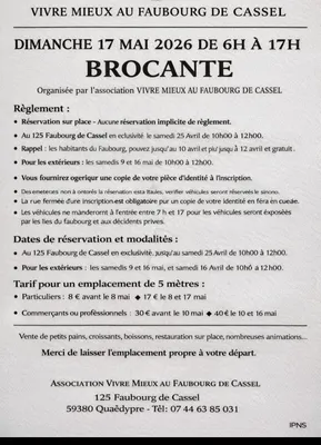 Brocante du faubourg de cassel 