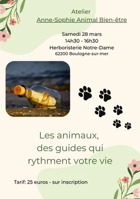 Atelier Les animaux, des guides qui rythment votre vie