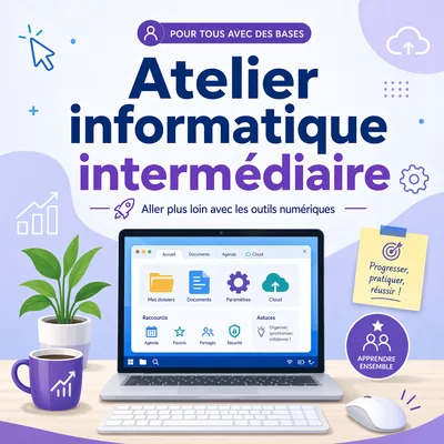 ATELIER INFORMATIQUE - NIVEAU INTERMÉDIAIRE