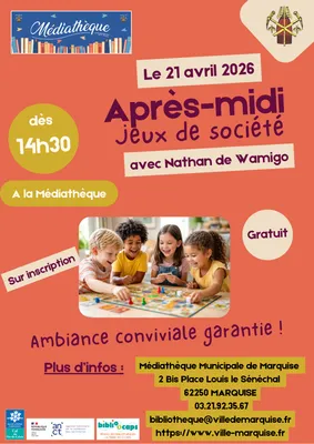 Après-midi jeux de société