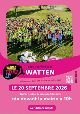 Journée mondiale de nettoyage de la planète à Watten