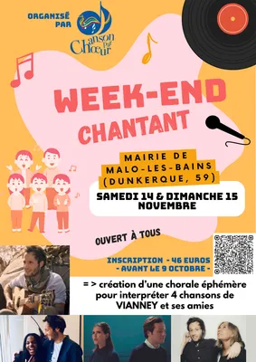 Création d'une chorale éphémère/Week-end chantant