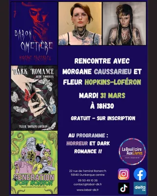 RENCONTRE AVEC MORGANE CAUSSARIEU ET FLEUR HOPKINS-LOFÉRON -...