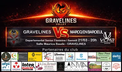 Match Senior Féminine – Gravelines Volley Ball