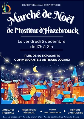 Marché de Noël de l’Institut d’Hazebrouck