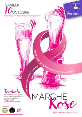 Marche Rose : Oye-Plage se mobilise pour Octobre Rose