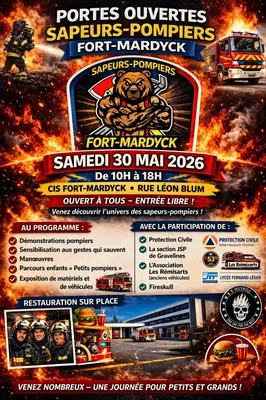 JOURNEE PORTES OUVERTES DES POMPIERS DU CIS FORTMARDYCK