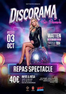 Repas spectacle "Discorama Hit Parade"