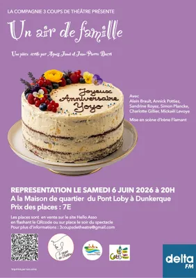 "Un air de famille" par "3 coups de théâtre"