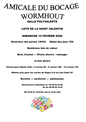 LOTO de la Saint Valentin