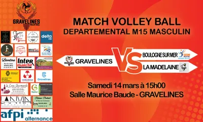Match Volley Ball Départemantal M15 Masculin