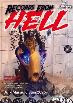 Exposition "Records from Hell" par Haplo Vinyle