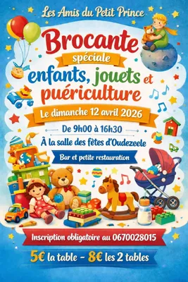 Brocante "vêtements, jouets et puériculture"