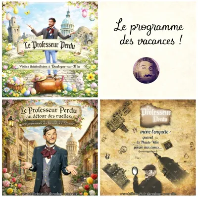 Les vacances de Pâques avec le Professeur Perdu !