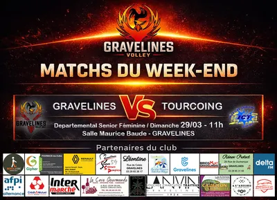 Match Senior Féminine – Gravelines Volley Ball