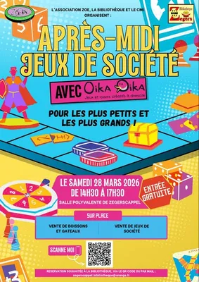 Après midi jeux de société avec Oika Oika