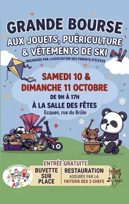 Bourse aux jouets, puériculture et vêtements de ski