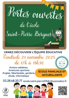 Portes ouvertes école Saint-Pierre BERGUES