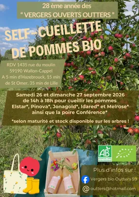 VERGERS OUVERTS : SELF CUEILLETTE DE POMMES ET POIRES BIO