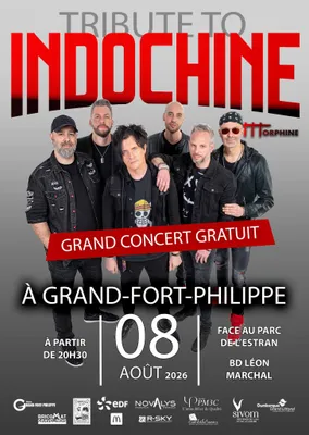 Concert gratuit Tribute Indochine à Grand-Fort-Philippe