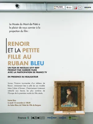 Projection du film "Renoir et la petite fille au ruban bleu" de...